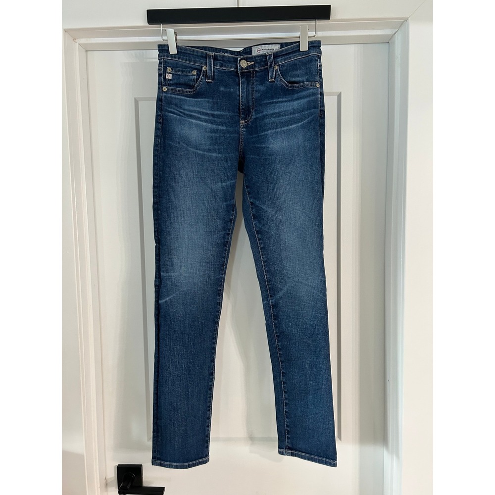 AG Adriano Goldschmied The Prima Cigarette Leg Jeans Dark Wash 28R REV143411YJOU